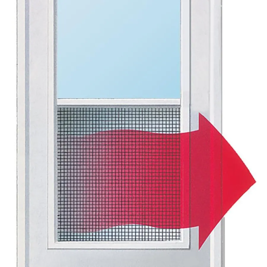 LARSON Mobile Home 32-in x 74-in White Mid-View Wood Core Storm Door, photo 3 of 4