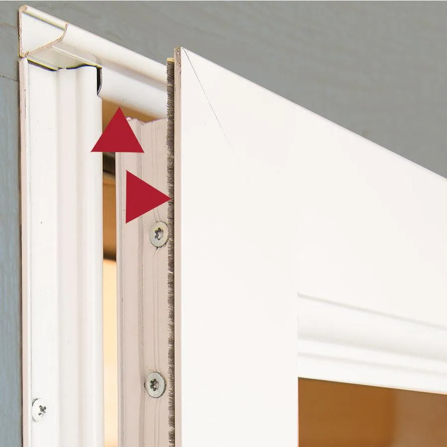 LARSON Signature Classic 36-in x 81-in White Full-View Aluminum Storm Door, photo 7 of 9