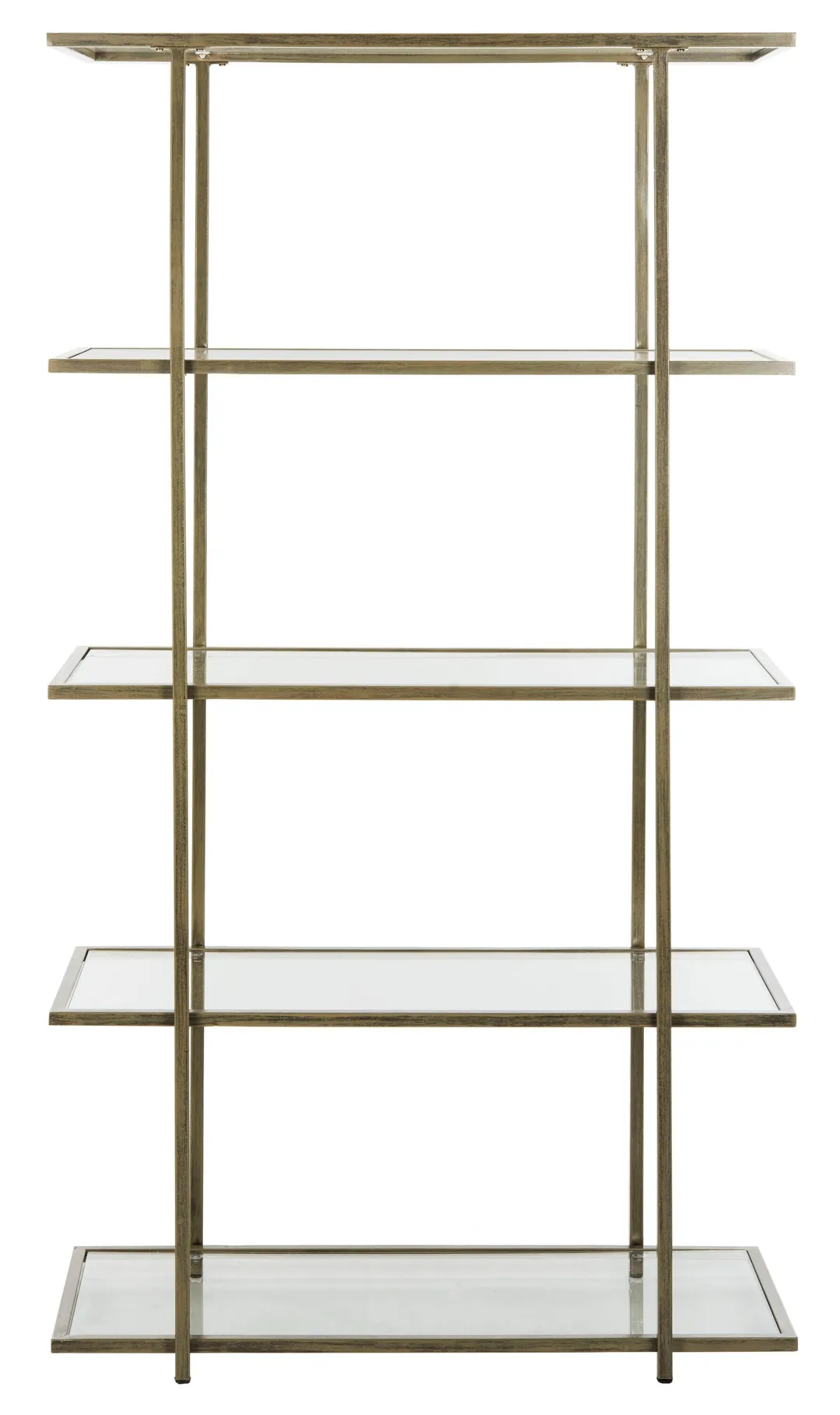 Safavieh Francis French Silver/Clear Metal Etagere, photo 2 of 5