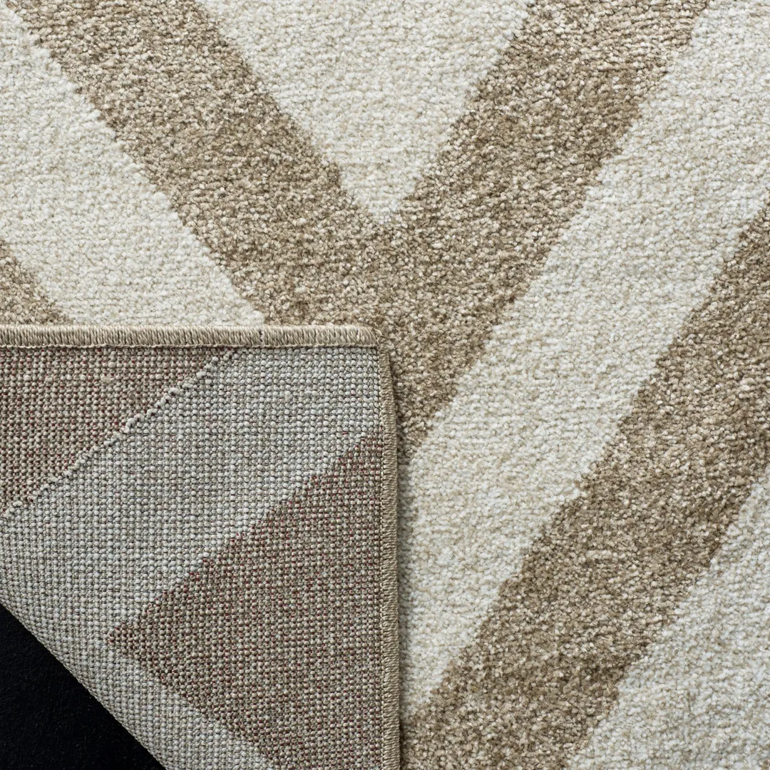 Safavieh Amherst Bellport 10 x 14 Wheat/Beige Indoor Chevron Mid-Century Modern Area Rug, photo 4 of 7