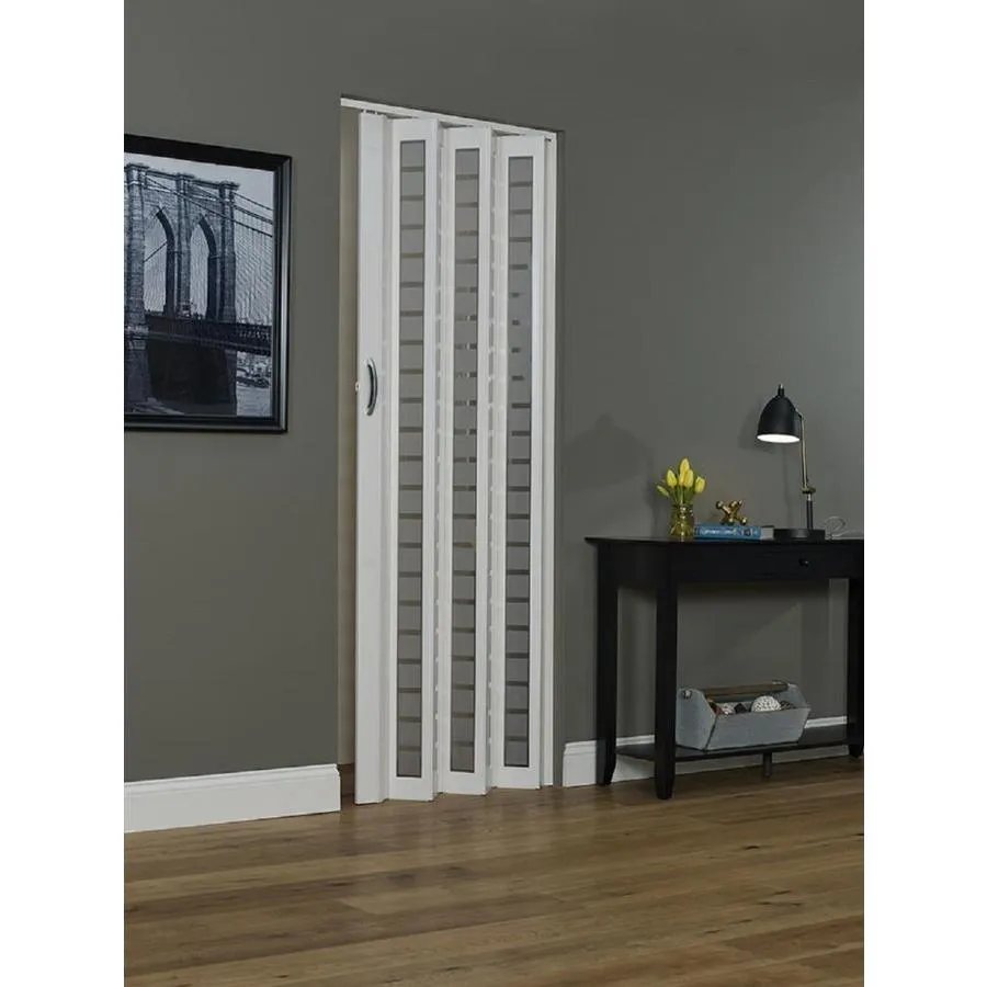 Spectrum Metro 36-in x 80-in Beech Vinyl Accordion Door (Hardware Included), photo 5 of 5