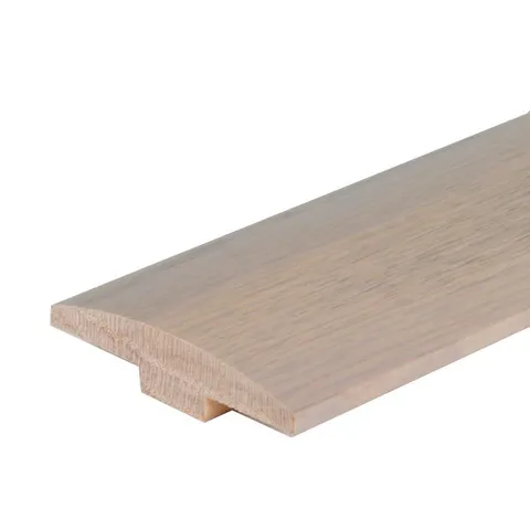 French Oak Ferrer Solid Wood T-Moulding, 78-in