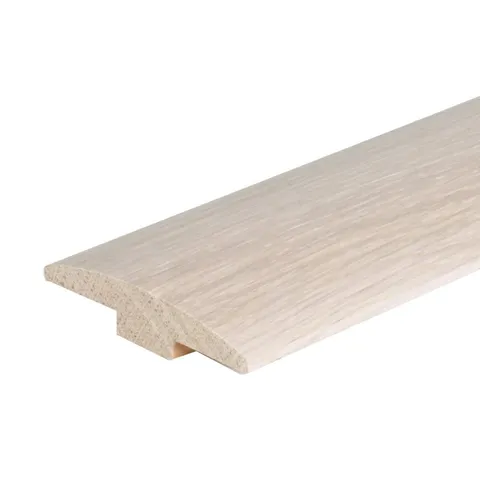 French Oak Mistos Solid Wood T-Moulding, 78-in