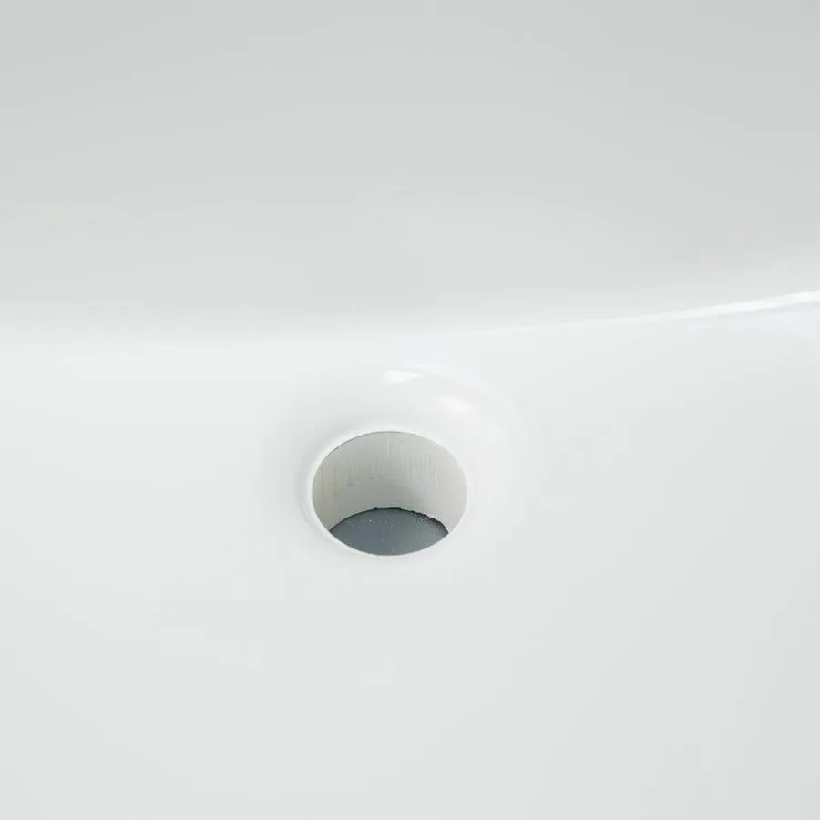 61-in White Cultured Marble Double Sink Bathroom Vanity Top, photo 10 of 11