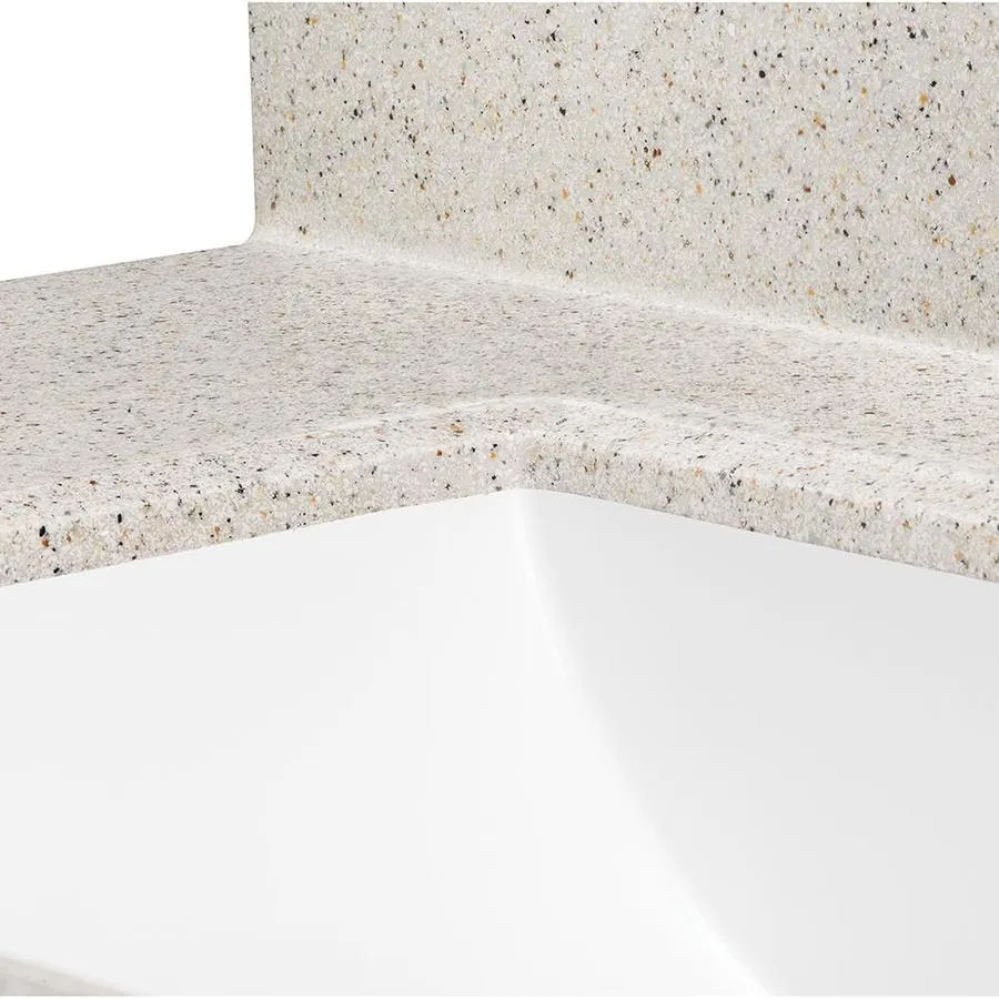 61-in Dune Solid Surface Bathroom Vanity Top, photo 3 of 7
