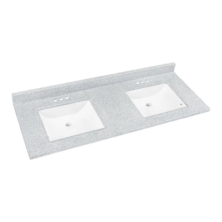 61-in Dune Solid Surface Bathroom Vanity Top, photo 7 of 7
