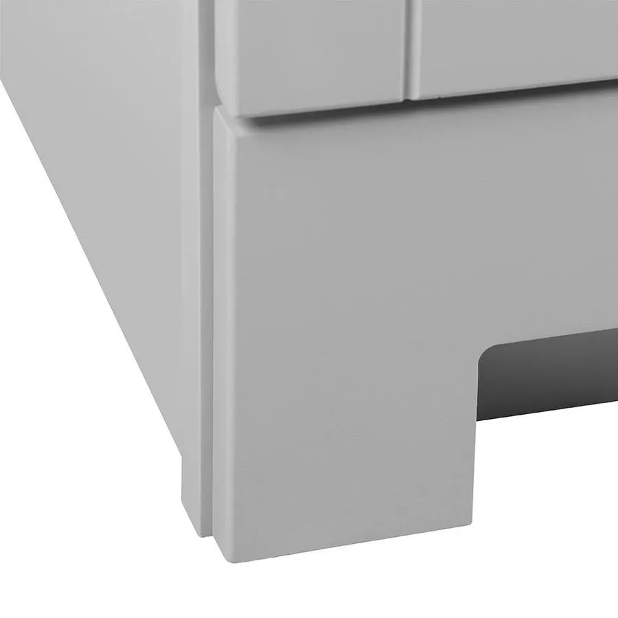 Style Selections Ellenbee 30-in White Single Sink Bathroom Vanity with White Cultured Marble Top, photo 8 of 15