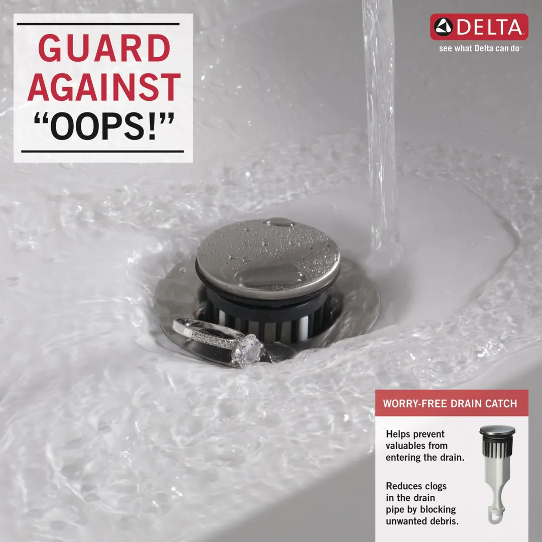 Delta Valdosta Venetian Bronze 2-Handle 4-in Centerset WaterSense Bathroom Sink Faucet with Drain, photo 5 of 5