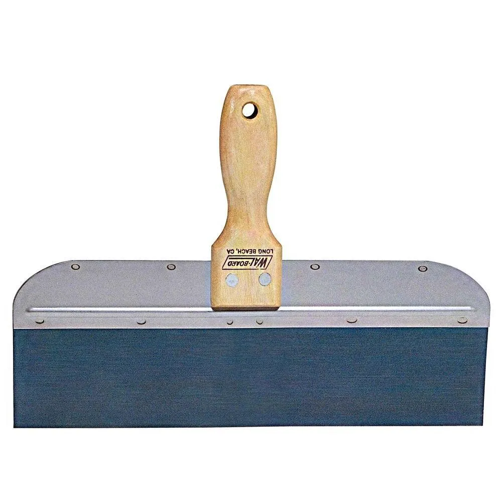 8 in. Blue Steel Taping Knife with Wood Handle, photo 2 of 3
