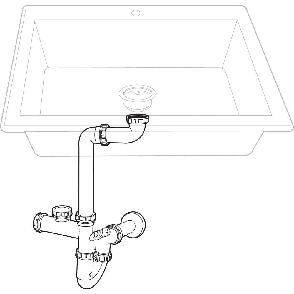 Mustee 25x22 White Drop-In Laundry Sink with Faucet and Drain, photo 2 of 2