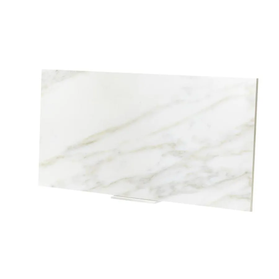 TRUE PORCELAIN CO. Arabescato Gold Polished 12-in x 24-in Polished Porcelain Marble Look Floor and Wall Tile, photo 6 of 12