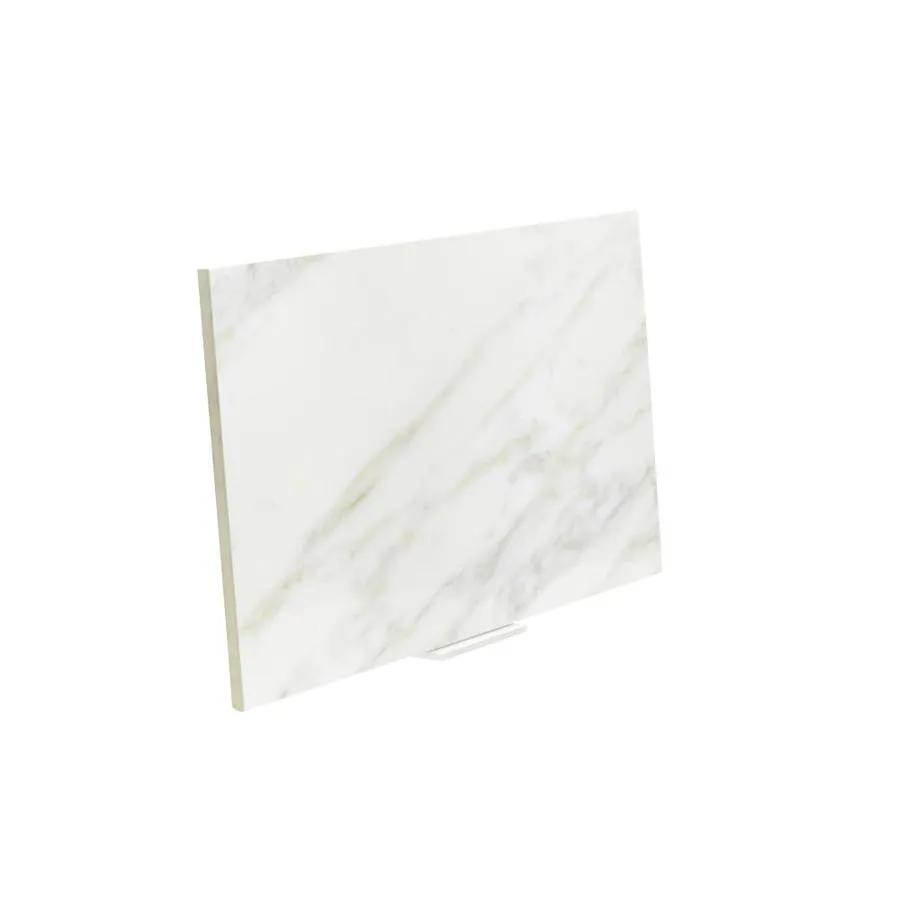 TRUE PORCELAIN CO. Arabescato Gold Polished 12-in x 24-in Polished Porcelain Marble Look Floor and Wall Tile, photo 7 of 12