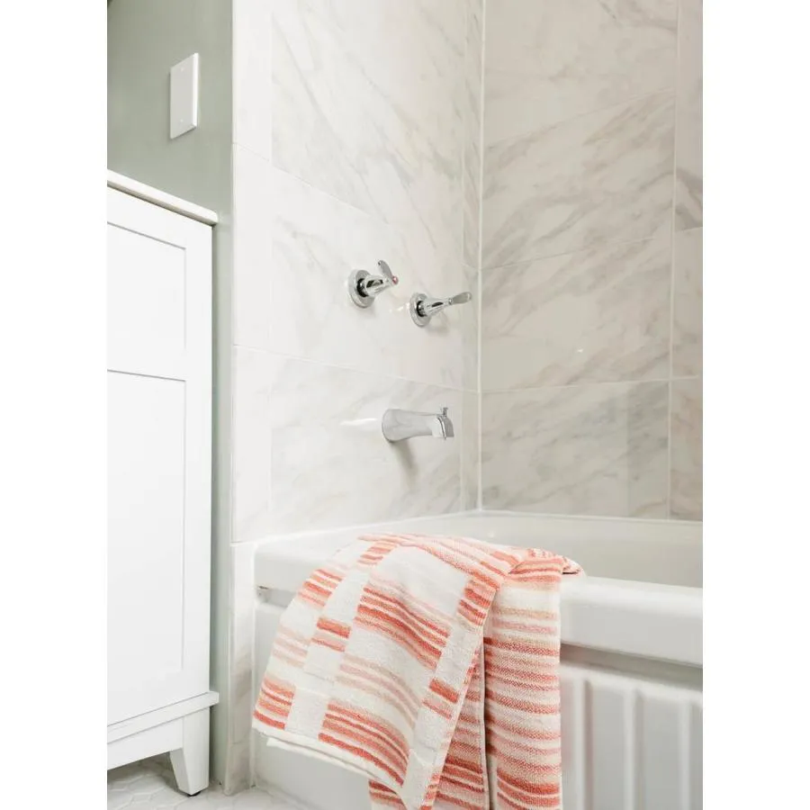 TRUE PORCELAIN CO. Arabescato Gold Polished 12-in x 24-in Polished Porcelain Marble Look Floor and Wall Tile, photo 9 of 12