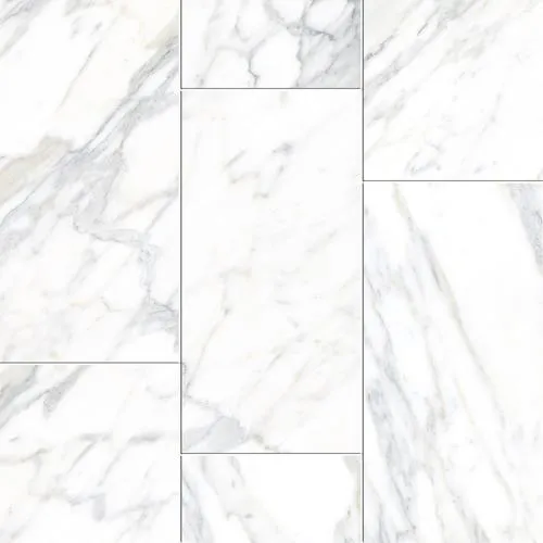 TRUE PORCELAIN CO. Arabescato Gold Polished 12-in x 24-in Polished Porcelain Marble Look Floor and Wall Tile, photo 11 of 12