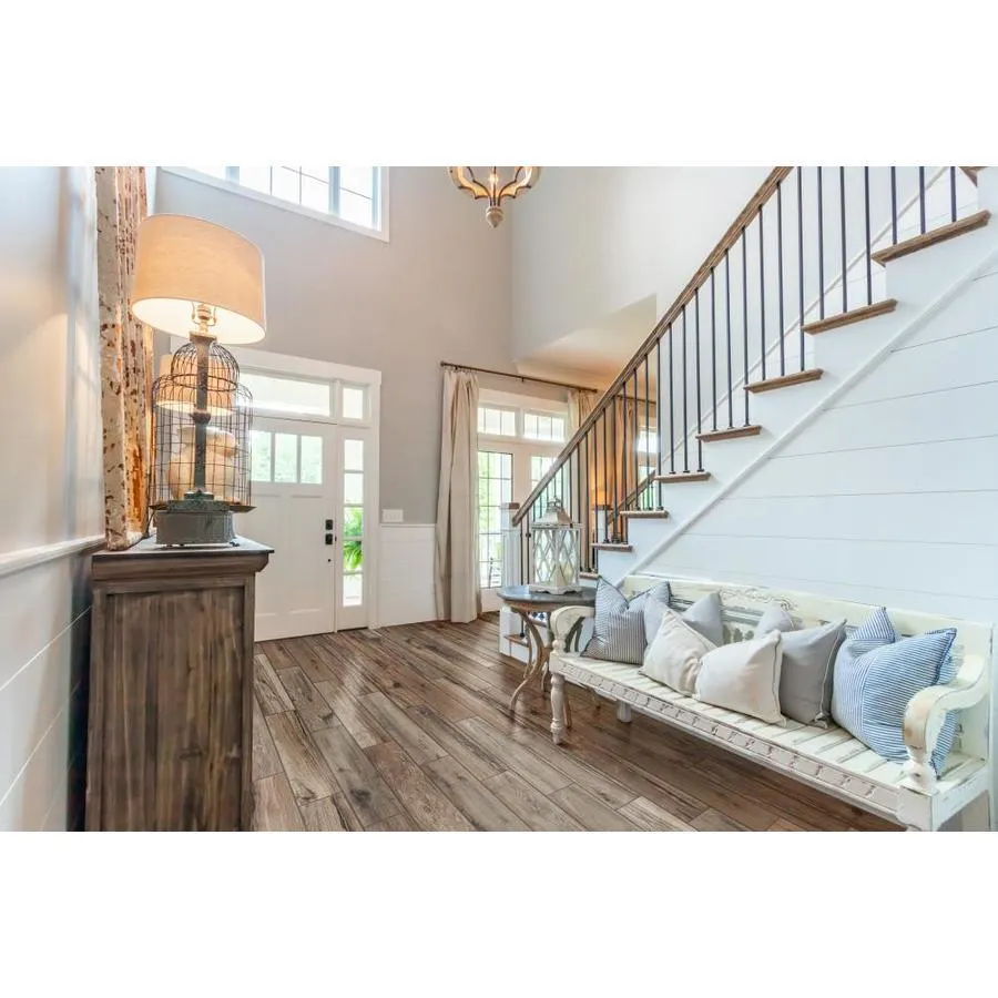 TRUE PORCELAIN CO. Palo Santo 6-in x 36-in Glazed Porcelain Wood Look Floor Tile, photo 2 of 6