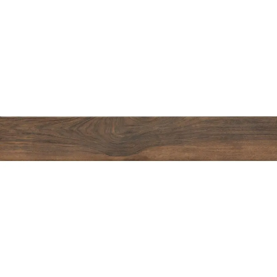 TRUE PORCELAIN CO. Pensacola Brown 6-in x 36-in Glazed Porcelain Wood Look Floor Tile, photo 2 of 5