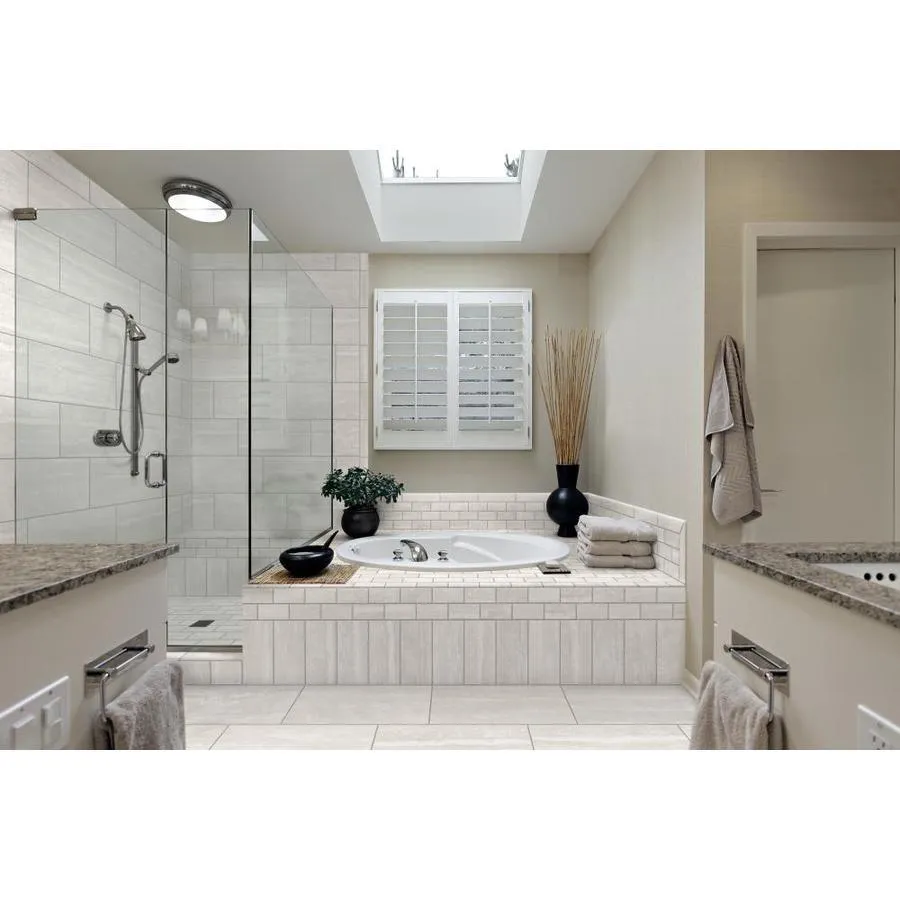 TRUE PORCELAIN CO. Endless Ivory 12-in x 24-in Matte Porcelain Floor Tile, photo 2 of 5