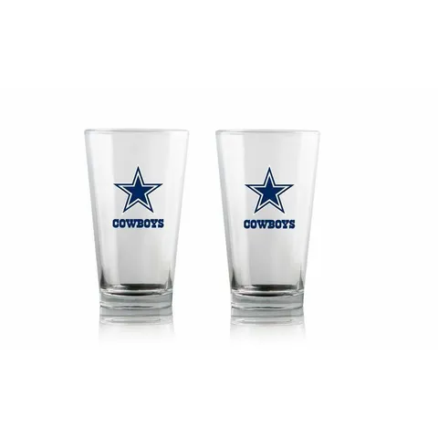 16 oz. Dallas Cowboys Pint Beer Glass (Set of 2)