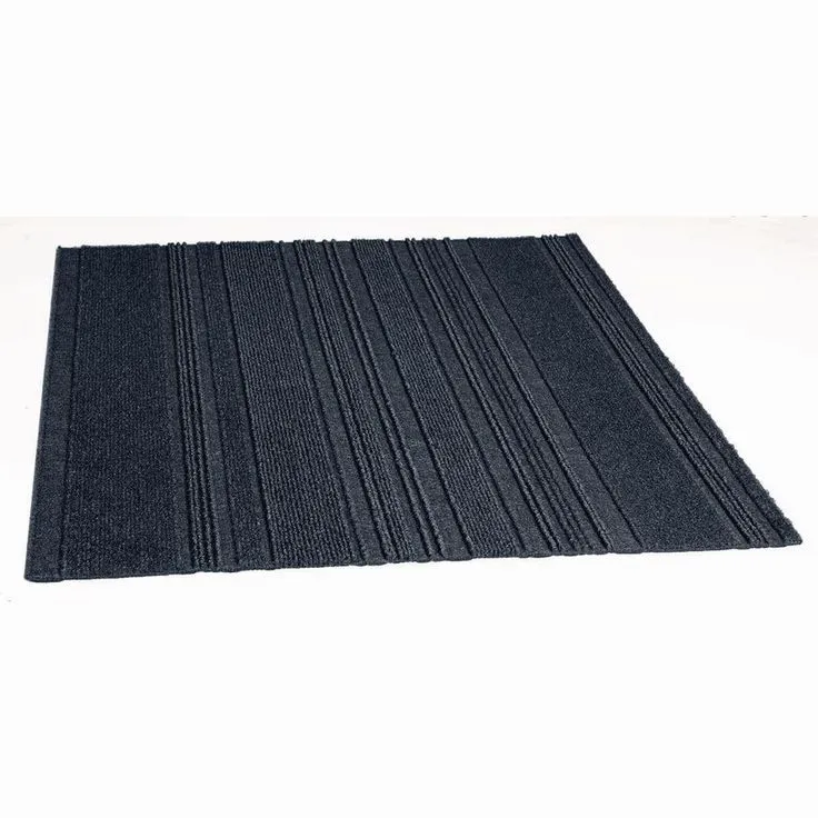 Foss Peel and Stick First Impressions Barcode Rib O. Blue 24 in. x 24 in. Commercial Carpet Tile (15 Tiles/Case), photo 9 of 11