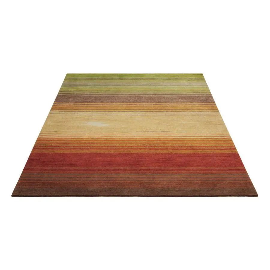 Nourison Contour 8 x 10 Harvest Indoor Abstract Mid-Century Modern Handcrafted Area Rug, photo 2 of 4