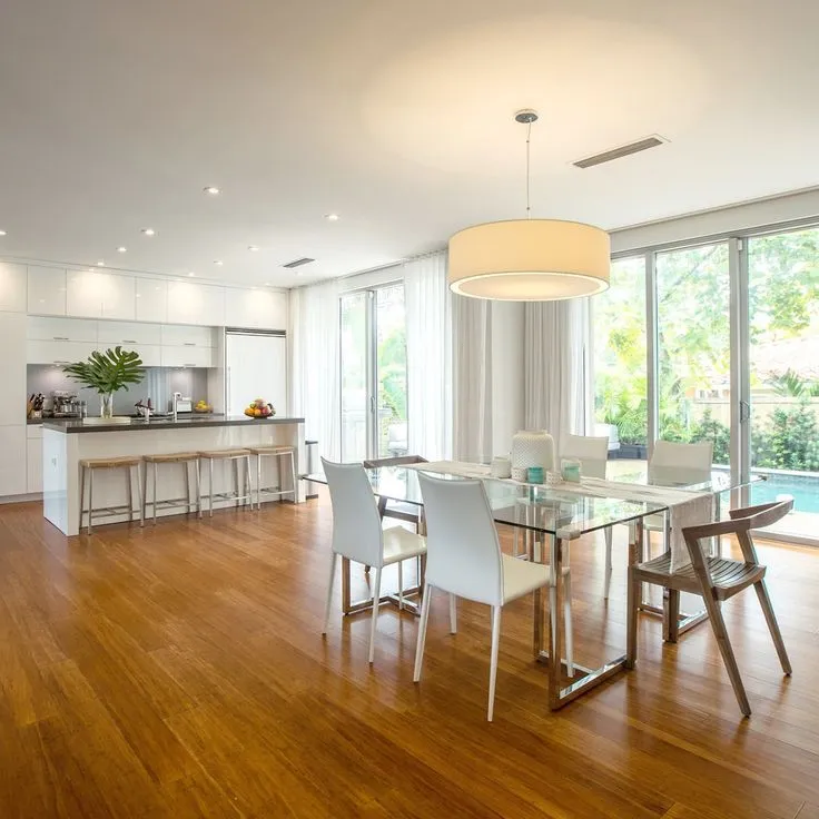 CALI (Sample) Fossilized Java Bamboo Smooth/Traditional Waterproof Hardwood Flooring, photo 8 of 12