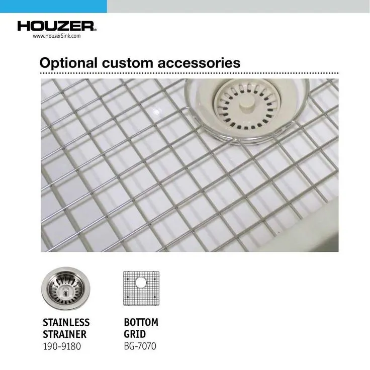 Platus Undermount Fireclay 19 in. Single Bowl Bar Sink in White with Square Basin, photo 3 of 8
