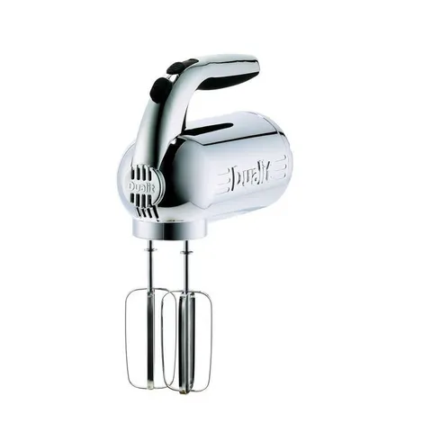 4-Speed Black Chrome Hand Mixer with Retractable Cord