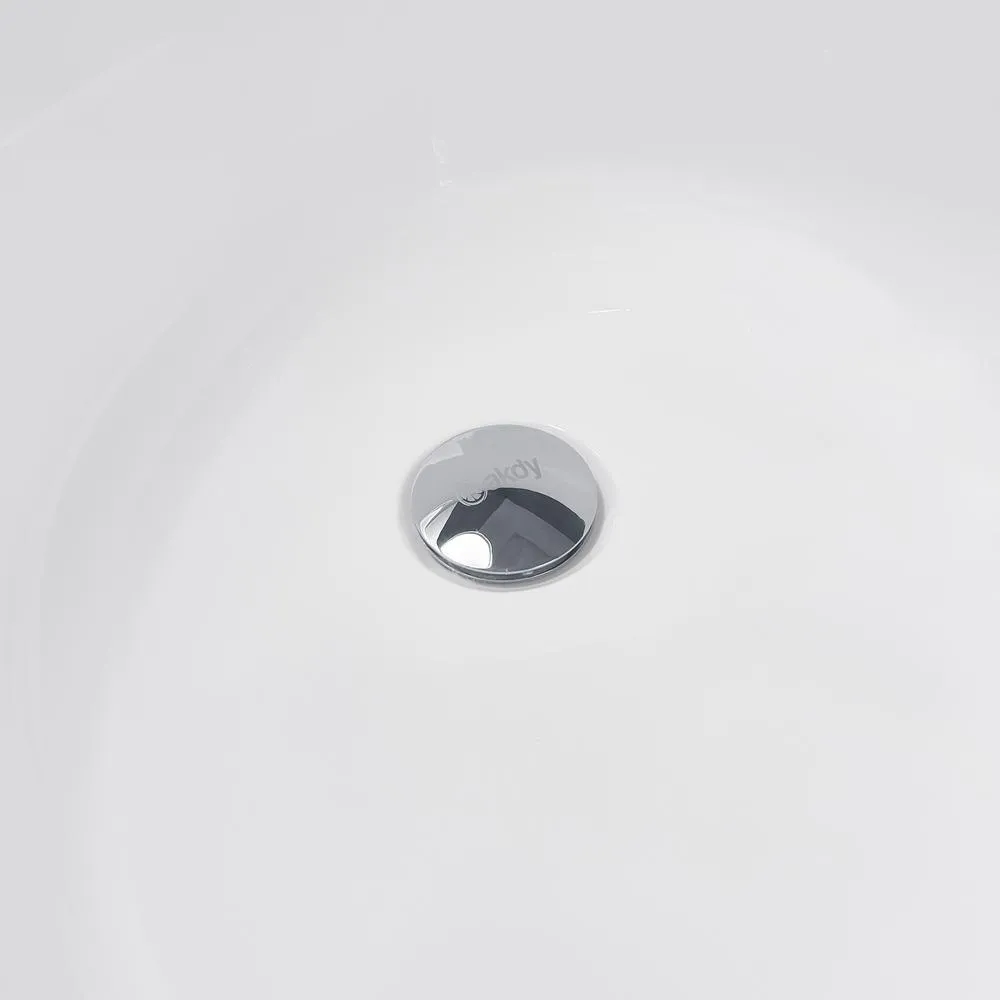 69 in. Acrylic Double Slipper Clawfoot Non-Whirlpool Bathtub in Matte Antique Brass, photo 8 of 9