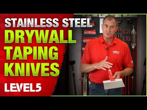 DEWALT LEVEL5 Deluxe Stainless Drywall Hand Tool Set with Soft-Grip Handles, 5-609, photo 5 of 6