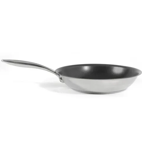 Earth Pan ETERNA 10 in. Stainless Steel Nonstick Frying Pan in Black Interior