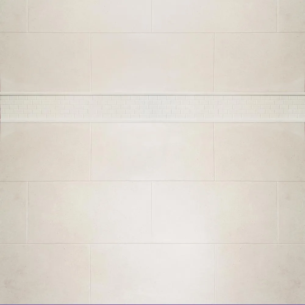Classic Grand Hinged 36 in. x 36 in. x 80 in. Neo-Angle Shower Kit in Natural Buff and Satin Nickel Hardware, photo 2 of 6