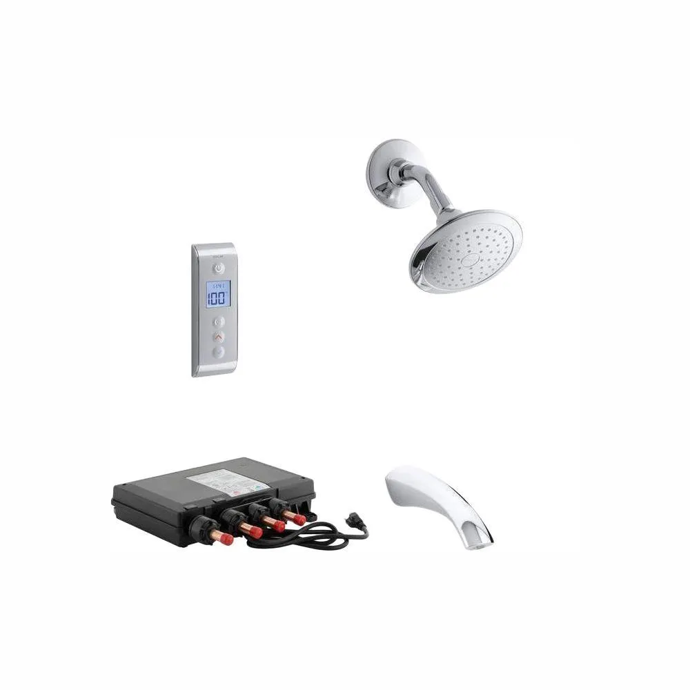 Mistos DTV Prompt Digital Single-Handle 1-Spray Tub and Shower Faucet System in Vibrant Brushed Nickel (Valve Included), photo 5 of 5
