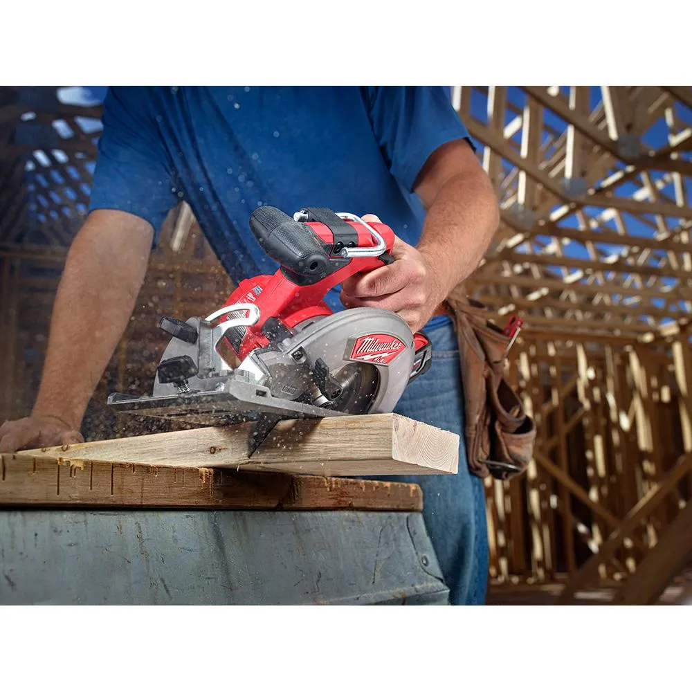 M18 FUEL 18-Volt Lithium-Ion Brushless Cordless 6-1/2 in. Circular Saw (Tool-Only), photo 6 of 16