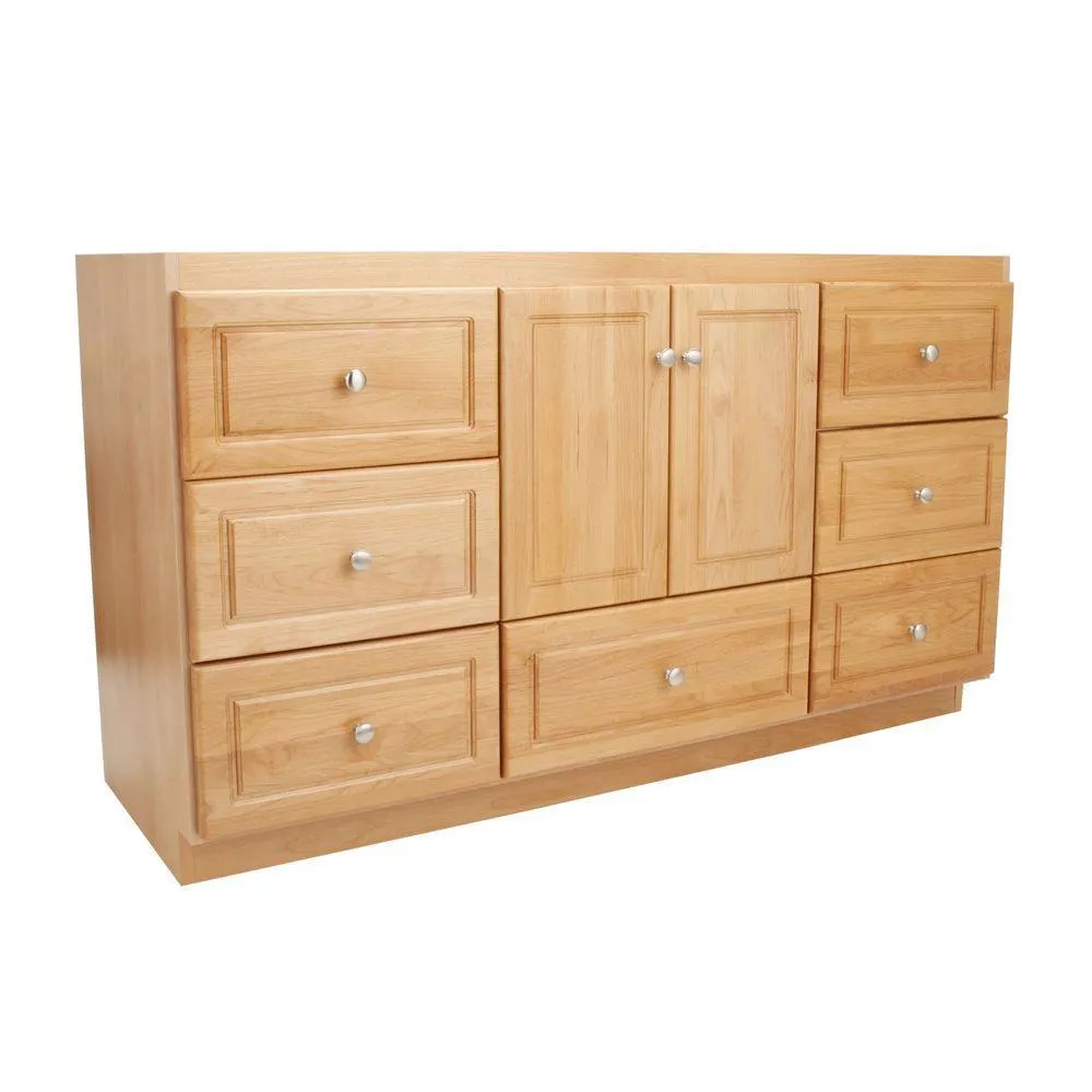 Ultraline 48 in. W x 21 in. D x 34.5 in. H Vanity Cabinet Only in Satin White, photo 16 of 38