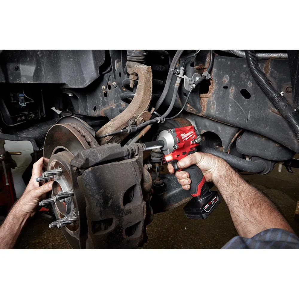 M12 FUEL 12-Volt Lithium-Ion Brushless Cordless Stubby 3/8 in. Impact Wrench & Ratchet Combo Kit (2-Tool), photo 9 of 13