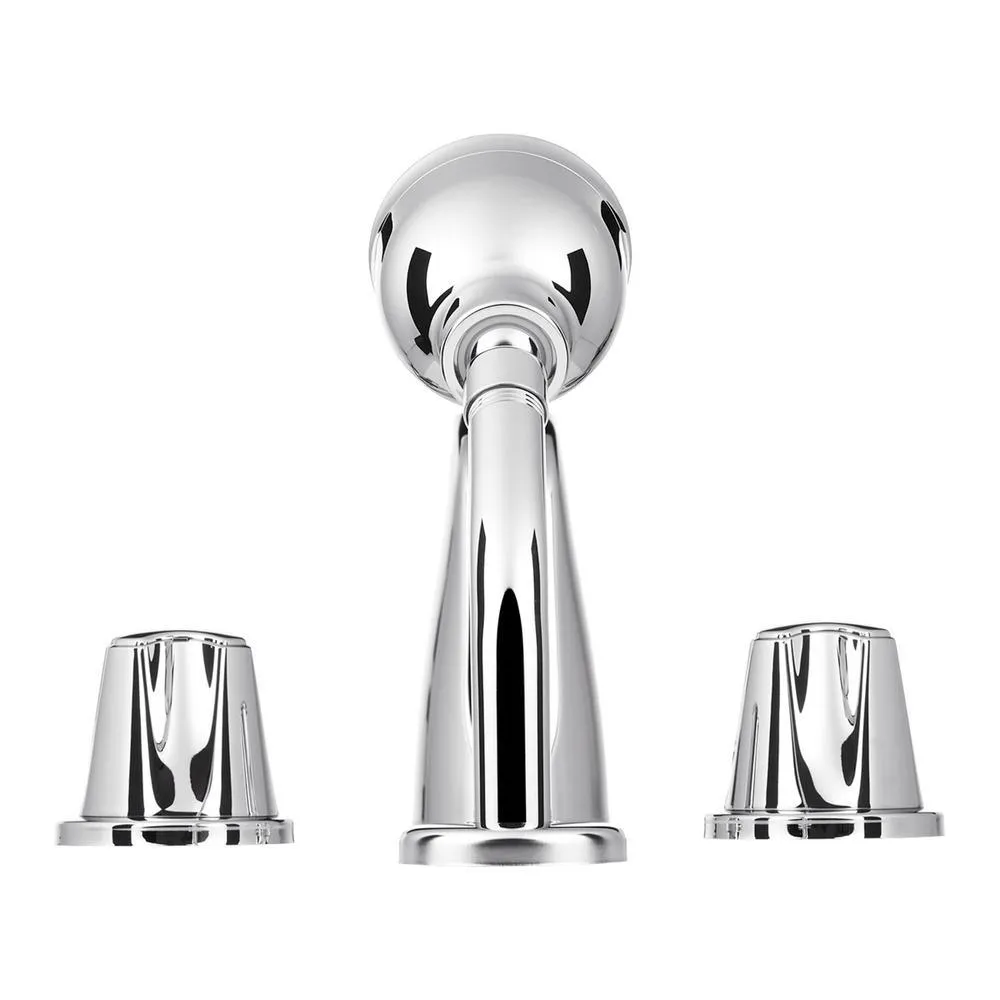 Pfister 2-Handle 1-Spray Tub and Shower Faucet with Metal Knob Handles in Polished Chrome (Valve Included), photo 4 of 5