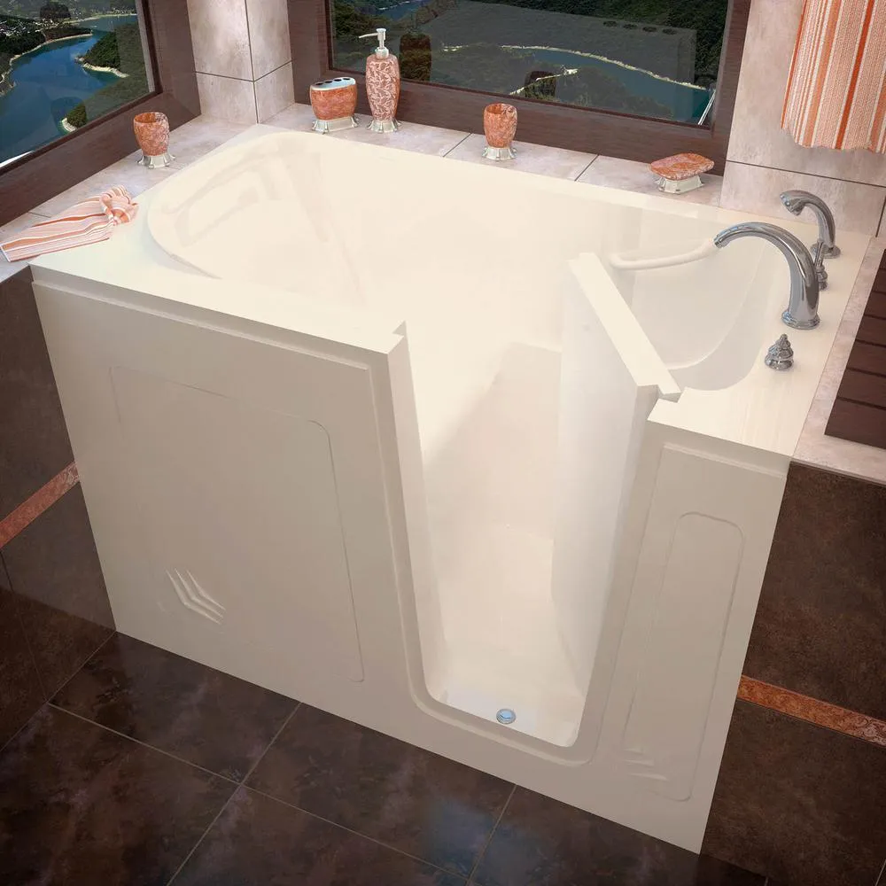 Universal Tubs HD Series 30 in. x 54 in. Right Drain Quick Fill Walk-In Soaking Bathtub in Biscuit, photo 2 of 3