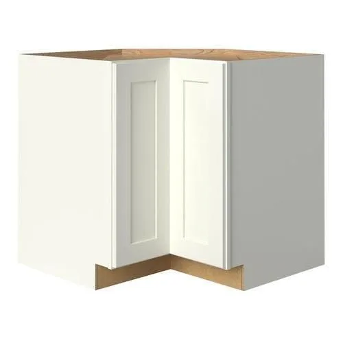 allen + roth Aveley 36-in W x 34.5-in H x 24-in D Linen Maple Corner Base Semi-Custom Cabinet, photo 5 of 5