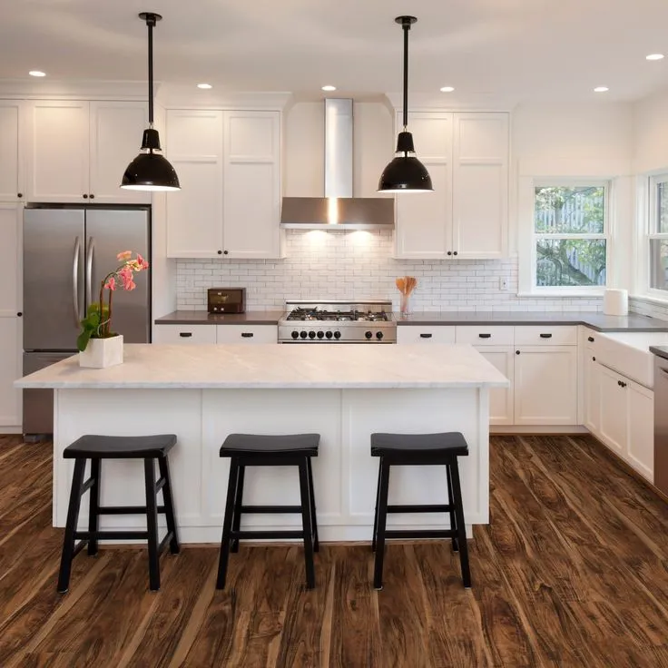 CALI Vinyl Pro Classic 10-Piece 7.12-in x 48-in Walnut Creek Luxury Vinyl Plank Flooring, photo 7 of 8