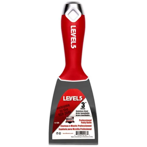 3 in. Stainless Steel Putty Knife with Hammerend