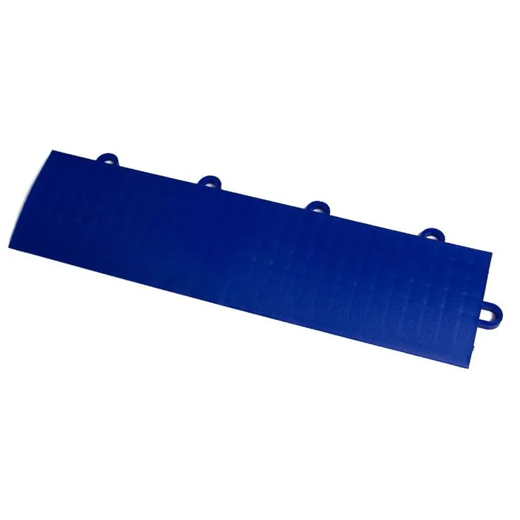 MotorDeck 12 in. x 3 in. Royal Blue Modular Edging Kit Female Garage Flooring (22-Piece, Includes 2 Corner Edges), photo 6 of 6