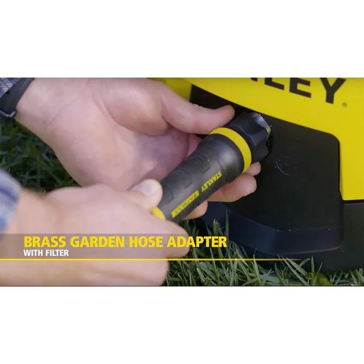 Stanley 1,900 PSI 1.4 GPM Electric Pressure Washer 20 ft. Hose with Storage Reel, Detergent Tank, Spray Gun, 2 Nozzles and More, photo 5 of 6