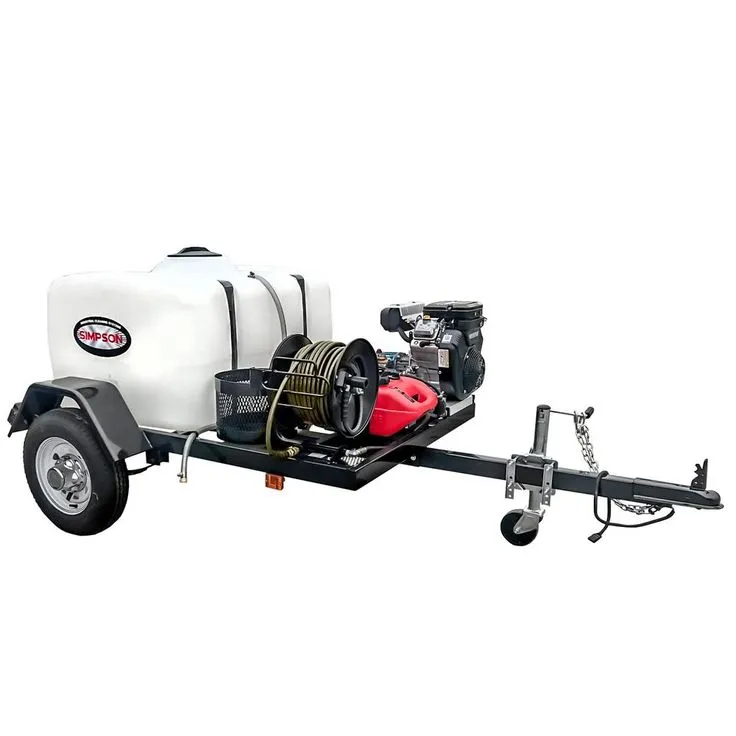 Simpson 4200 PSI at 4.0 GPM V-Twin Electric Start Cold Water Gas Pressure Washer Trailer System and Low Oil Shutdown, photo 2 of 11