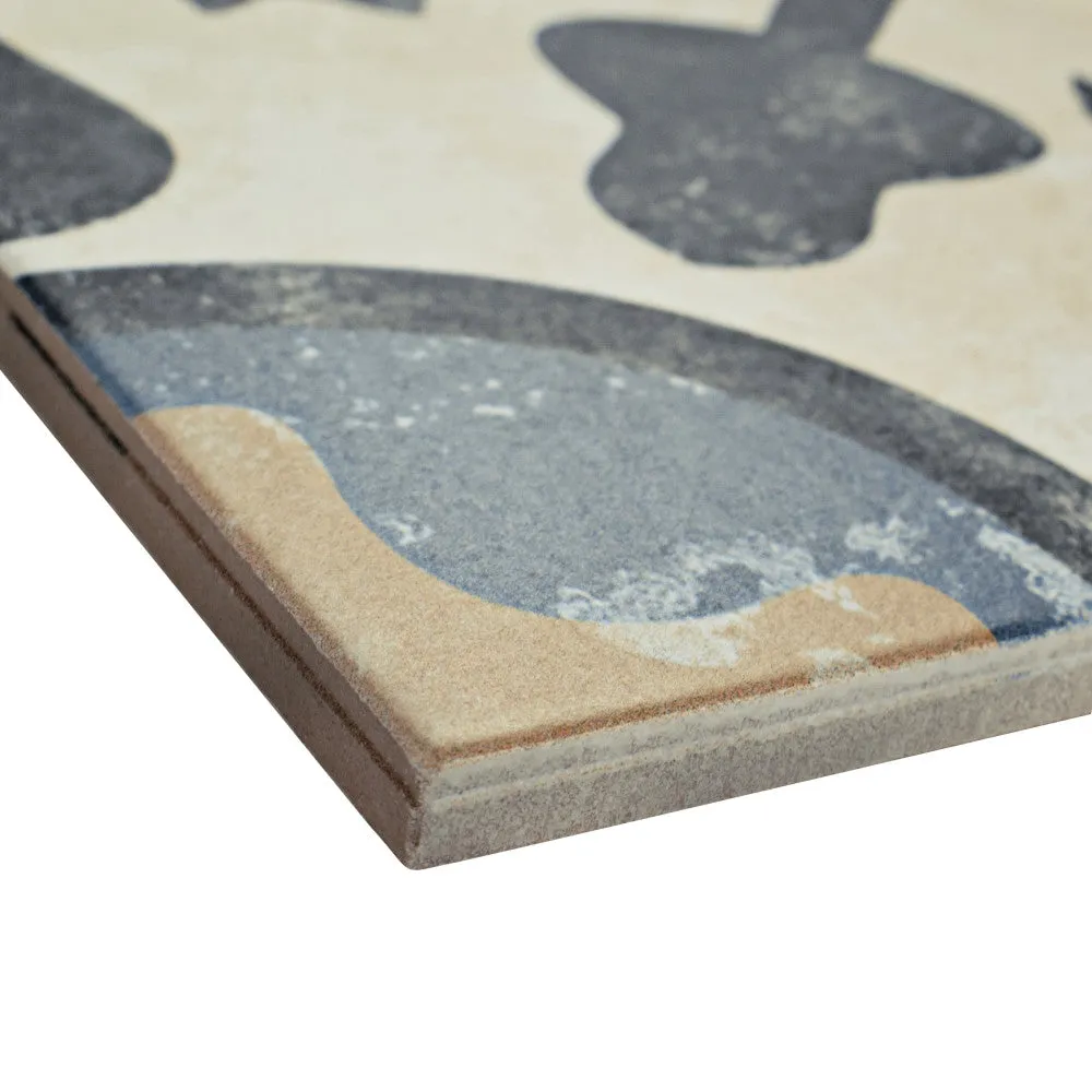 Merola Tile Arte Evoque Carthusian 9-3/4 in. x 9-3/4 in. Porcelain Floor and Wall Tile, photo 5 of 8