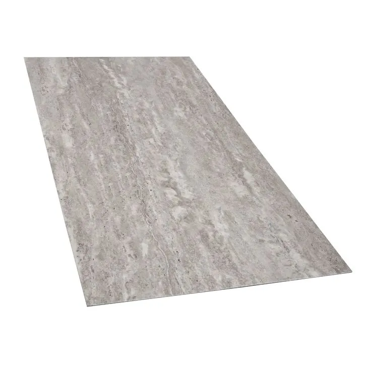 Style Selections Waverly Travertine 4-mil x 12-in W x 24-in L Groutable Water Resistant Peel and Stick Luxury Vinyl Tile Flooring, photo 3 of 8