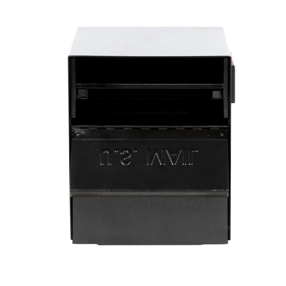 Mail Boss Locking Post Mount Mailbox with High Security Reinforced Patented Locking System, Black, photo 2 of 16