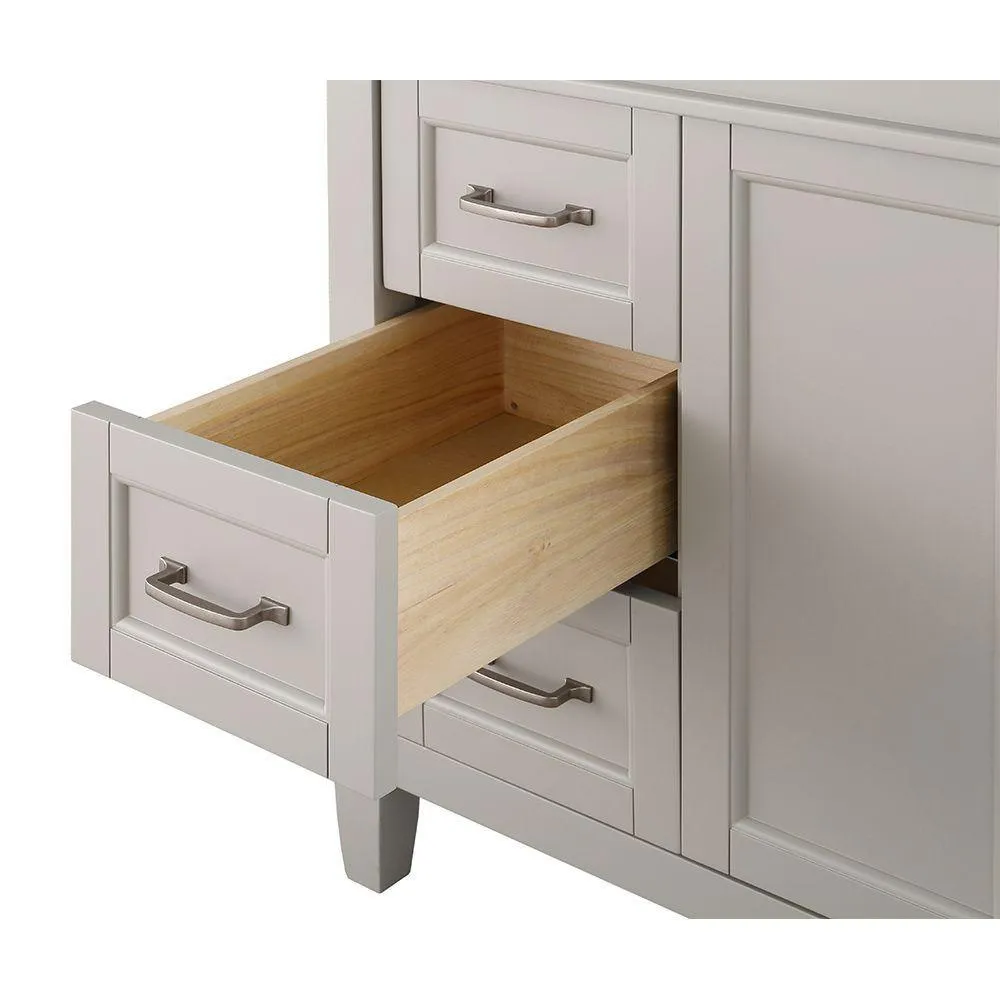 Ashburn 36 in. W x 21.75 in. D Vanity Cabinet in Grey, photo 8 of 25