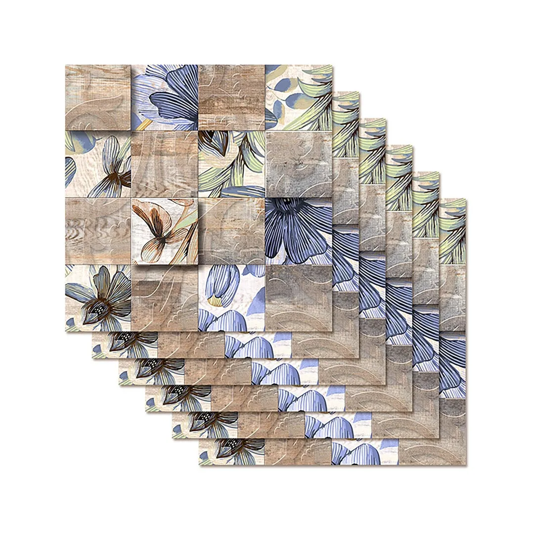6-60pcs Peel and Stick Tile Backsplash Self-Adhesive Decorative Waist Line Mosaic Tiles for Kitchen and Bathroom, photo 2 of 8