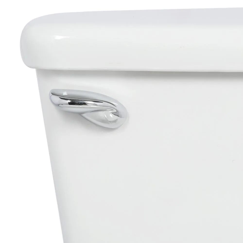 2-pc. 1.28 GPF Single Flush Elongated Toilet with Patented Overflow Protection Technology in White with Seat, photo 9 of 12