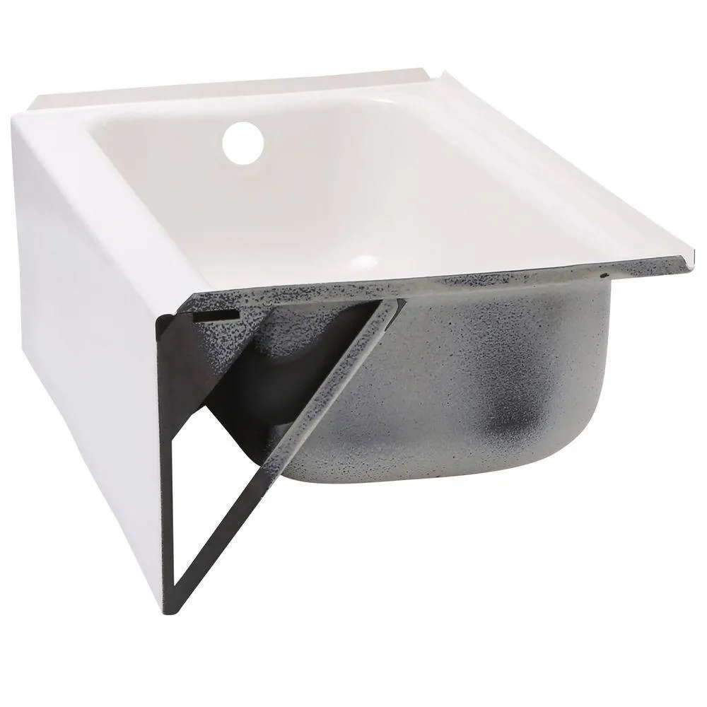 Bootz Industries Honolulu 46.5 in. Left Drain Rectangular Alcove Soaking Bathtub in White, photo 5 of 7